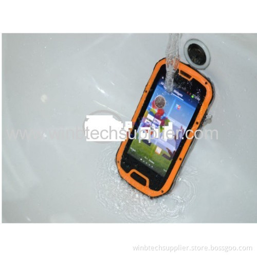 Original Runbo X5 Ip67 Dustproof Waterproof Rugged Outdoor Cellphone 4.3" Dual Sim Mtk6589 With Walkie Talkie 